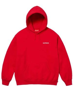 Supreme Immortal Logo-Print Hoodie - Red