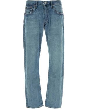 Polo Ralph Lauren Light-Wash Straight-Leg Jeans - Blue