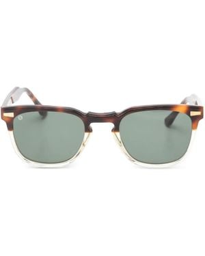 Kyme Ethan Square-Frame Sunglasses - Green