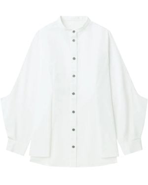 Enfold Draped-Detail Shirt - White