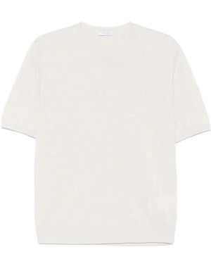 Boglioli リブニット Tシャツ - ホワイト