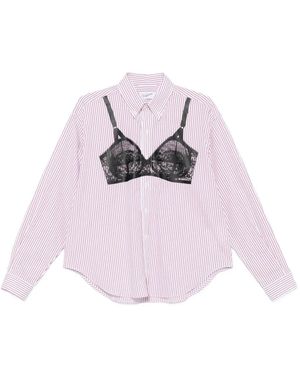 VAQUERA Trompe L'Oeil Shirt - Pink