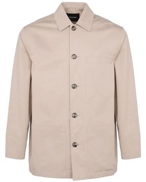 Yves Salomon Cotton Shirt Jacket - Natural