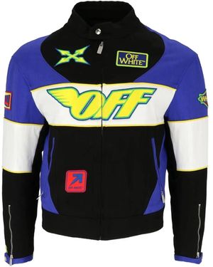 Off-White c/o Virgil Abloh X Formula 1 Colour-Block Jacket - Blue