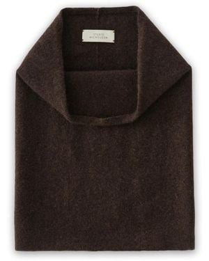 Studio Nicholson Bram Brushed-Effect Scarf - Black