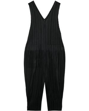 Pleats Please Issey Miyake Fluffy Basics ジャンプスーツ - ブラック