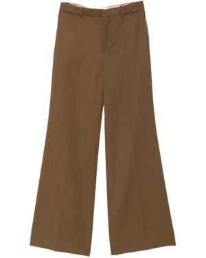 Chloé Wide-Leg Pants - Natural