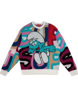 Supreme Smurfs プルオーバー - ホワイト