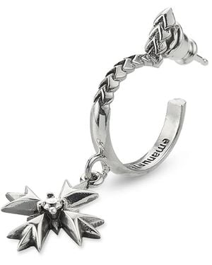 Emanuele Bicocchi Eb Crest Single Earring - White