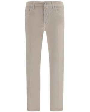 Jacob Cohen Scott Corduroy Trousers - Grey