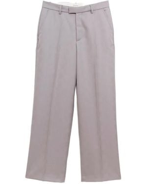 Second/Layer Belt-Loop Trousers - Grey