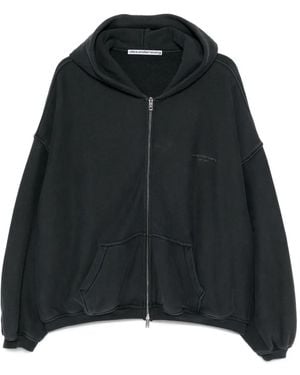 Alexander Wang ロゴ パーカー - ブラック