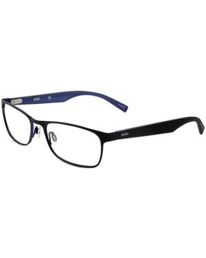 BOSS Rectangle-Frame Glasses - White