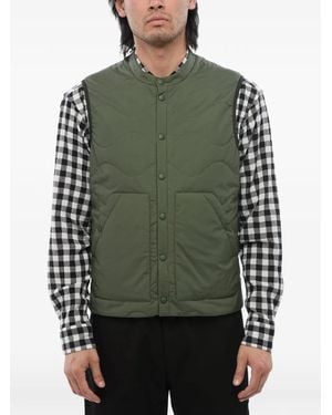 Woolrich Quilted Ripstop Gilet - Green