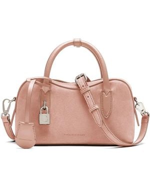 Stella McCartney Ryder Suede-Effect Crossbody Bag - Pink