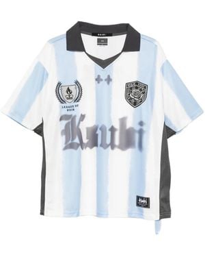 Ksubi Offside Duke Stripe-Print T-Shirt - White