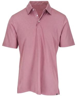 Faherty Movement Sienna Short-Sleeve Polo Shirt - Pink