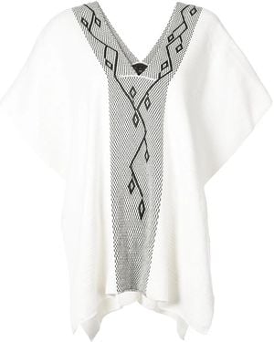 Voz Copihue Manta Kaftan - White