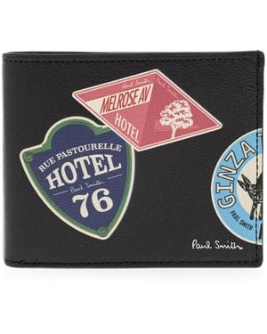 Paul Smith Portemonnaie Mit Grafischem Print - Schwarz