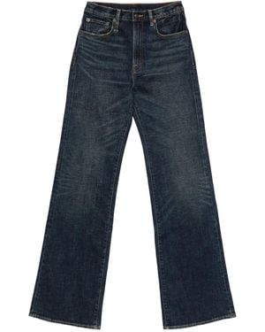 R13 High-waisted Jeans - ブルー