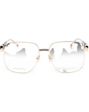 Philipp Plein Square-Frame Glasses - Natural