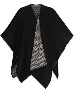 Ferragamo Gancini Cape - Schwarz