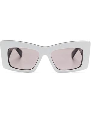 Gucci Butterfly-Frame Sunglasses - White