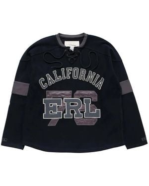 ERL Laced Hockey Jersey - Black