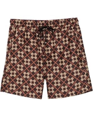 Amiri Ma Quad Drawstring Bermuda Shorts - Brown