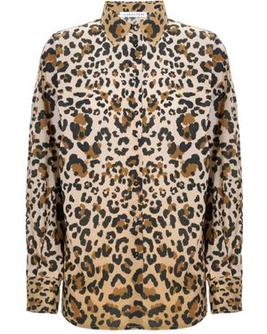 Caractere Hemd mit Animal-Print - Natur
