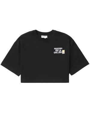 Musium Div. ロゴ Tシャツ - ブラック