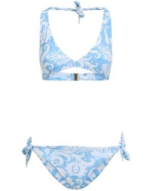 Etro ペイズリー ビキニ - ブルー