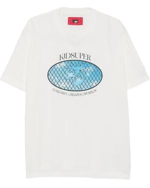Kidsuper Graphic-Print T-Shirt - White