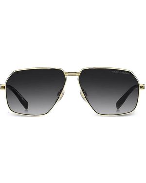Marc Jacobs Geometric-Frame Sunglasses - Black