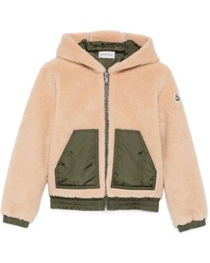Moncler Felpa Con Cappuccio - Neutro
