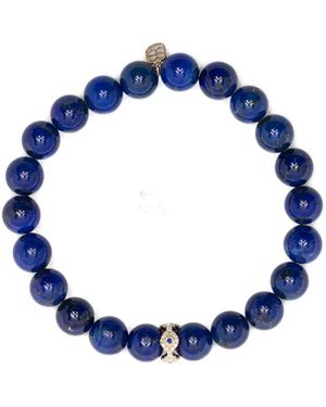 Sydney Evan Lapis Diamond Bracelet - Blue