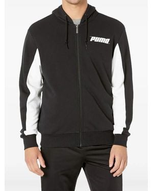 PUMA Zip-Up Hoodie - Black