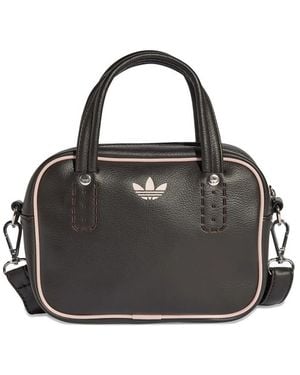 adidas Adicolor Logo-Print Tote Bag - Black