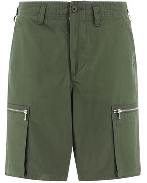Nonnative Cargo-Shorts mit Reißverschlusstaschen - Grün