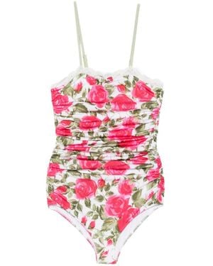 Chloé Ruched Bodysuit - White