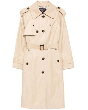 London Fog Trenchcoat Met Capuchon - Naturel