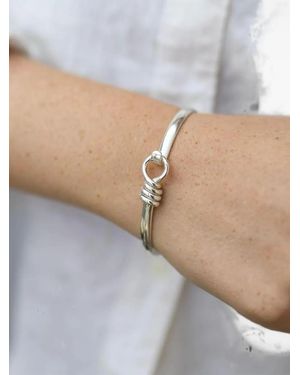 Auree Bayswater Rope-Detail Bangle - White