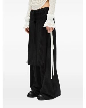 Ann Demeulemeester Suna Ruffled Cuffs - Black
