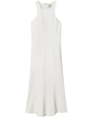 Twinset Halterneck Midi Dress - White