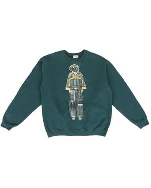 DRx FARMAxY FOR LN-CC Graphic-Print Crew-Neck Sweatshirt - Green