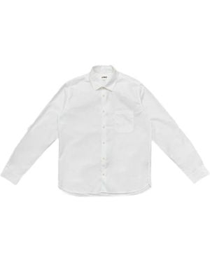 YMC Chemise Curtis À Poche Poitrine - White