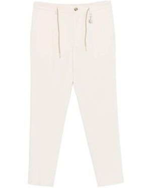 Manuel Ritz Drawstring Charm Trousers - White