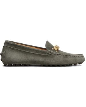 Tod's Suede Loafers - Grey