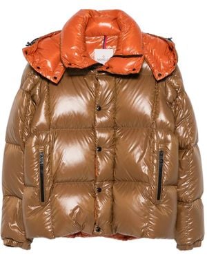 Moncler Parana Quilted Padded Jacket - Brown