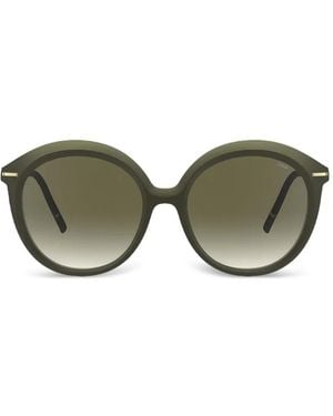 Silhouette Iconic Shades Round-Frame Sunglasses - Green